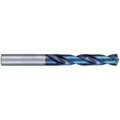 #7 Dia. × 6 mm Shank × 40 mm Flute Length × 82 mm OAL, Jobber, 135°, Aqua Revo D, 2 Flute, External, Solid Carbide Drill - Exact Industrial Supply