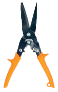 3'' Blade Length - 10-1/2'' Overall Length - Straight Cutting - MultiMaster Snips - Exact Industrial Supply