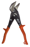 1-3/8'' Blade Length - 9-1/4'' Overall Length - Right Cutting - Metalmaster Offset Snips - Exact Industrial Supply