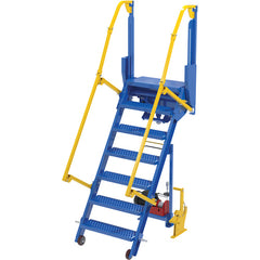 Folding Mezzanine Ladder 60″ 115Vac Pwr Storage