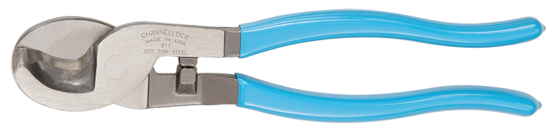 Cable Cutter -- Model #911--9'' OAL--Comfort Grip - Exact Industrial Supply