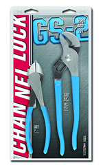 Channellock Combo Pliers Set -- #GS2; 2 Pieces; Includes: 7" Cutting; 9-1/2" Tongue & Groove - Exact Industrial Supply