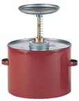#P701; 1 Quart Capacity - Safety Plunger Can - Exact Industrial Supply