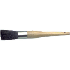 1/2″ × 3/8″ - Black China Bristle Oval Chip & Oil Industrial Hand Brush - Exact Industrial Supply