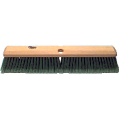 18″ - Green Fine Perma Sweep Broom With Handle - Exact Industrial Supply