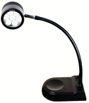 7 LED Spot Light  Dimmable  17" Flexible Gooseneck Arm  Desk Base - Exact Industrial Supply