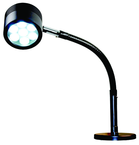 7 LED Spot Light  Dimmable  17" Flexible Gooseneck Arm  Magnetic Base - Exact Industrial Supply