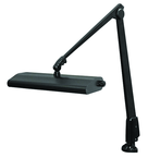 Broad Area Coverage LED Task Light  Dimmable  41" Floatng Arm  Clamp - Exact Industrial Supply