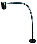 High Power LED Spot Light  Dimmable  25" Flexible Goose Arm  Magnet Base - Exact Industrial Supply