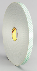 List 4008 1" x 36 yds - Heavy Duty Double Coated Urethane Foam Tape - Exact Industrial Supply