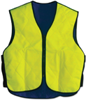 Cooling Vest - Size 2XL - Lime - Exact Industrial Supply