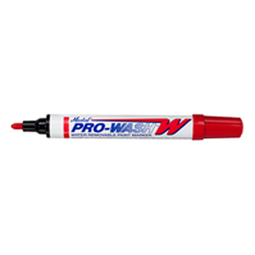 Pro Wash Marker W - Model 97032 - Red - Exact Industrial Supply