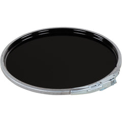 Un-Rated Lever Lock Steel Lid 5Gal Black - Exact Industrial Supply