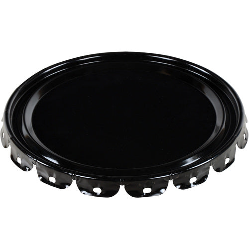 Un Rated Steel Lid 5 Gallon Black - Exact Industrial Supply