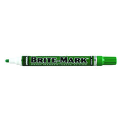 Brite-Mark Paint Marker - Oil Based - Green - Exact Industrial Supply