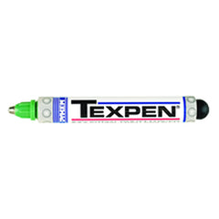 Texpen Medium Marker - Stainless Steel Ball Tip - Green - Exact Industrial Supply