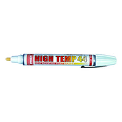 High Temperature AM 44 Marker - Felt Tip - White - Exact Industrial Supply