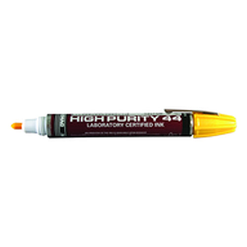 High Purity Marker - Felt Tip - Yellow - Exact Industrial Supply