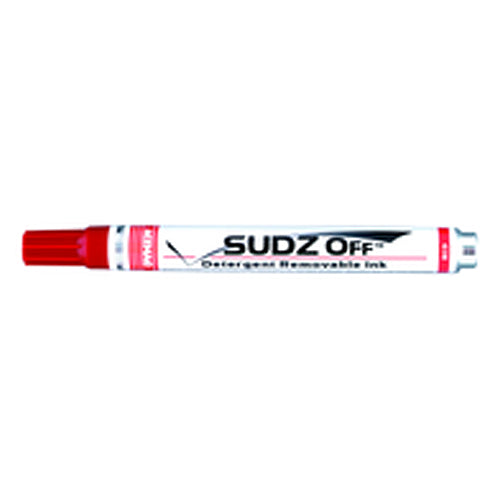 Sudz Off Marker - Medium - Red - Exact Industrial Supply