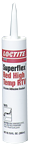 SuperFlex Red Hi-Temp RTV Silicone - 11 oz - Exact Industrial Supply