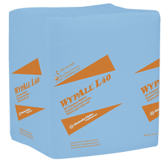 12.5 x 14.4'' - Package of 672 - WypAll L40 1/4 Fold - Exact Industrial Supply
