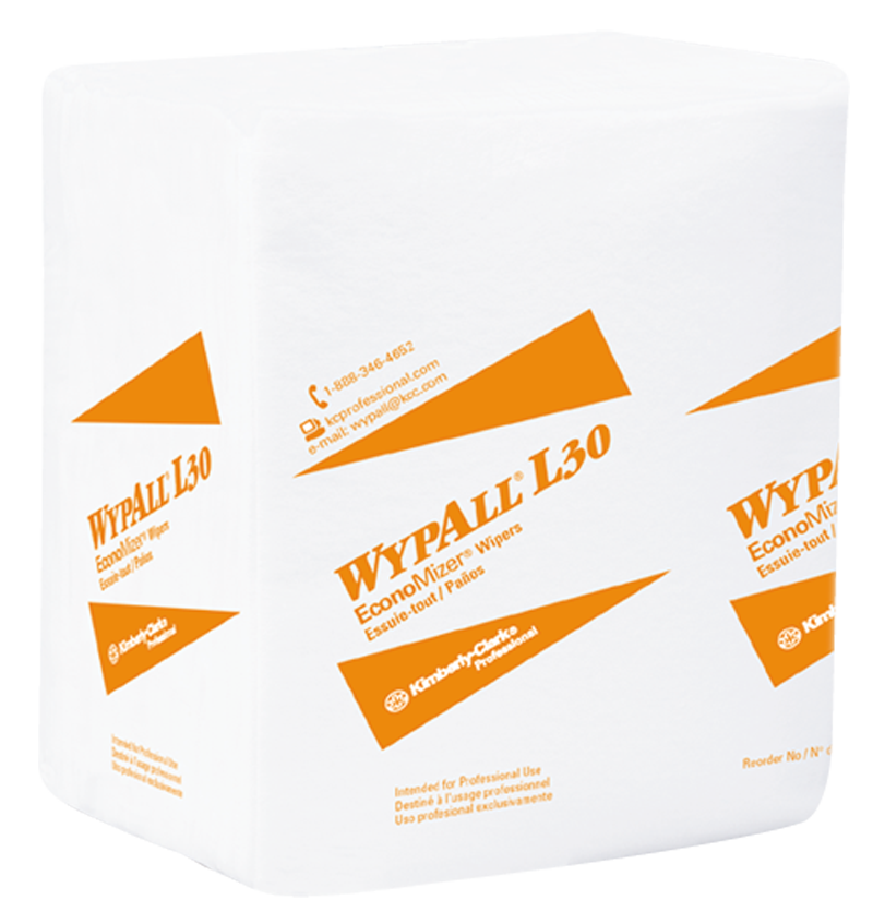 12.5 x 14.4'' - Package of 1080 - WypAll 1/4 Fold - Exact Industrial Supply