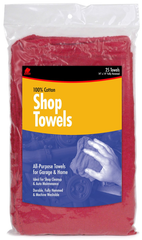 15 x 15'' - Package of 50 - Shop Towels - Exact Industrial Supply
