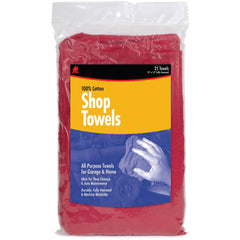 15″ × 15″ - Package of 25 - Shop Towels - Exact Industrial Supply
