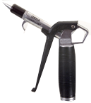 #TYP2501CS - Chrome Plated High Flow - Typhoon Air Blow Gun - Exact Industrial Supply