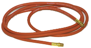 #0425 - 1/4'' ID x 25 Feet - 2 Male Fitting(s) - Air Hose with Fittings - Exact Industrial Supply