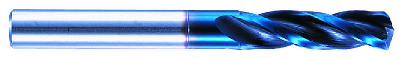L9826 6.3mm 3Fl 3xD Carbide Drill Aqdex Oil Hole - Exact Industrial Supply