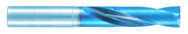 L9830 6.8mm Aqua Ex Flat Carbide Drill with Radius - Exact Industrial Supply