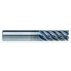 16mm Dia. - 34mm LOC - 92mm OAL - 1.5mm CR 7FL Carbide End Mill - AlCrNx - Exact Industrial Supply