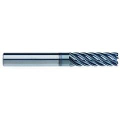 1" Dia. - 4-1/8 LOC - 7" OAL - 7 FL Carbide End Mill - AlCrNx - Exact Industrial Supply