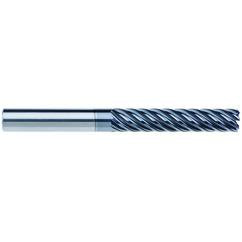 1/2" Dia. - 2-1/8" LOC - 4" OAL - .030 CR 7FL Carbide End Mill - AlCrNx - Exact Industrial Supply