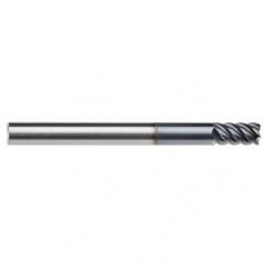 1/8" Dia. - 1/2" LOC - 1-1/2" OAL - 5 FL Carbide End Mill-AlTiN-x - Exact Industrial Supply