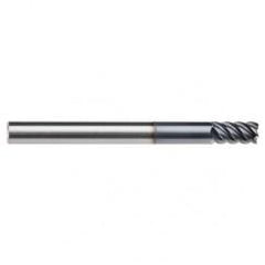 1/8" Dia. - 1/2" LOC - 1-1/2" OAL - 5 FL Carbide End Mill-AlTiN-x - Exact Industrial Supply