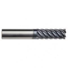 5/8" Dia. - 2-5/8" LOC - 5" OAL - 6 FL Carbide End Mill-AlTiN-x - Exact Industrial Supply