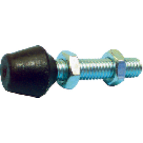 Model 235208–3/8–16 Adjustable with Flat Neoprene Cap Style - Spindle Assembly - Exact Industrial Supply