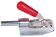 #610 Reverse Handle Action Plunger Style; 800 lbs Holding Capacity - Toggle Clamp - Exact Industrial Supply