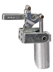 Vertical Pneumatic Cylinder - 700 lbs Holding Capacity; Bar Style Solid - Exact Industrial Supply