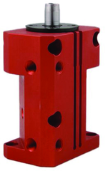 Block Style Pneumatic Swing Cylinder - #8316-LA .50'' Vertical Clamp Stroke - LH Swing - Exact Industrial Supply