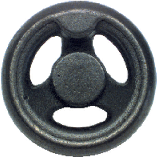 Cast Iron Hand Wheel (No Holes) - 5″ Wheel Diameter, 1 1/4″ Hub Diameter - Exact Industrial Supply