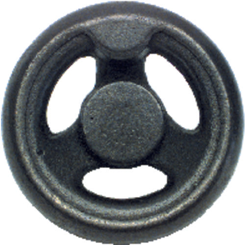 Cast Iron Hand Wheel (No Holes) - 6″ Wheel Diameter, 1 3/8″ Hub Diameter - Exact Industrial Supply