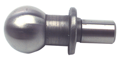 #826887 - 12mm Ball Diameter - 6mm Shank Diameter - No-Hole Toolmaker's Construction Ball - Exact Industrial Supply