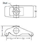#850760 - 0 to 3'' Clamping Range - Adjusta-Clamp Body Only - Exact Industrial Supply