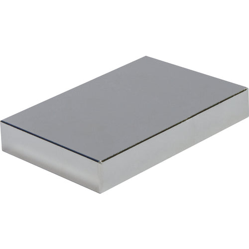 MAG-MATE Nickel Plated Rare Earth Magnet 0.25″Th × 1.00″Wd × 2.00″Lg, 35 MgO - Exact Industrial Supply