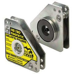Magnetic Welding Square - 3 Sided Compact 60 lbs Holding Capacity - Exact Industrial Supply