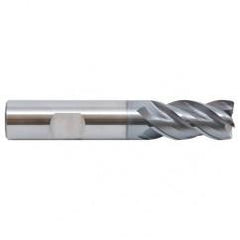 1/2x1/2x1-1/4x3 TuffCut® XT 4 Flute Carb End Mill Weldon Flat 0.03R - Exact Industrial Supply