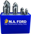 90 Degree 3 Flute Aircraft Countersink Set - Exact Industrial Supply